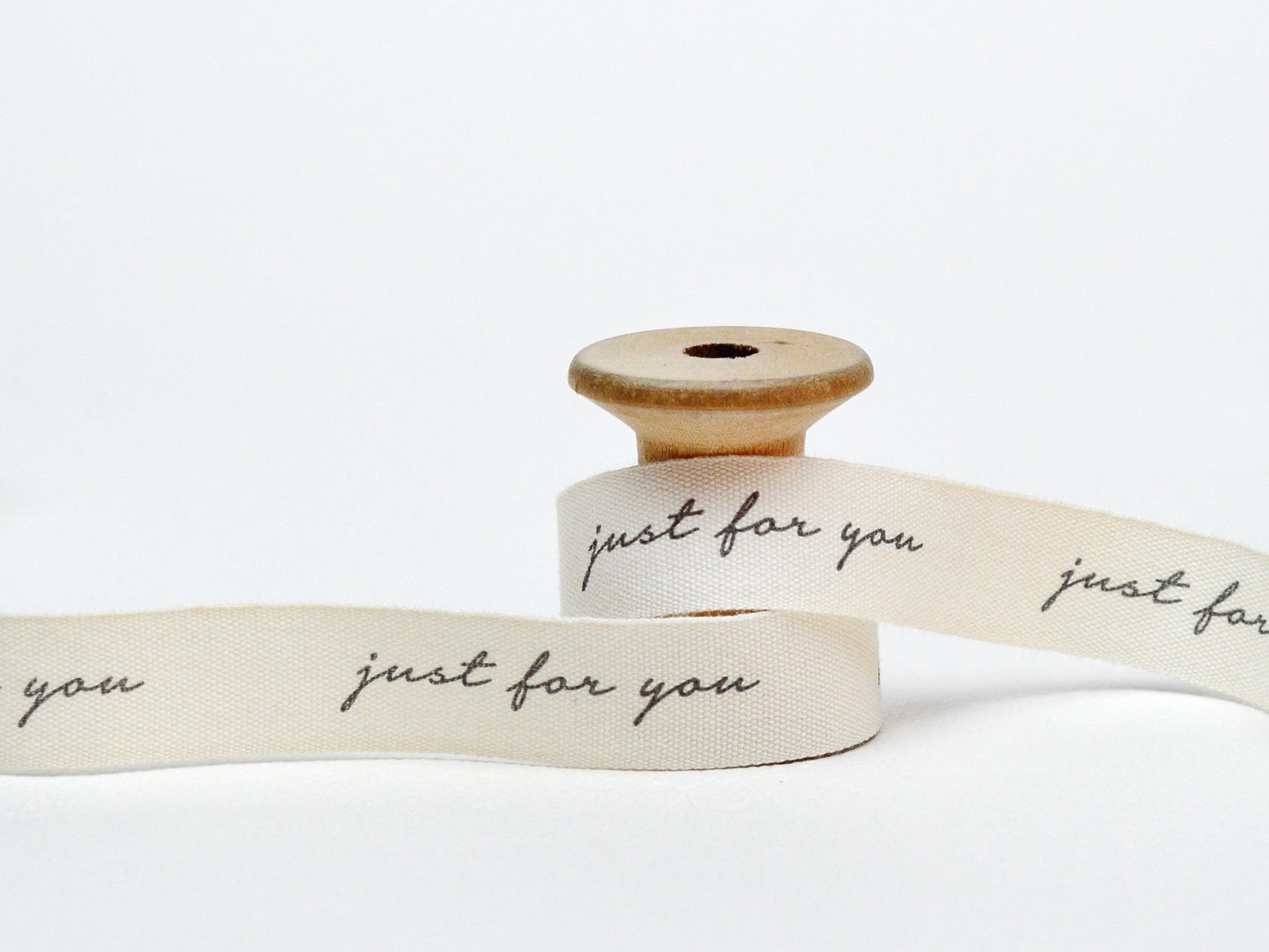 Thank You Ribbon Set | 3 Pack 5/8" (15mm) Cotton – Just For You, Air Mail, Thank You – Gift Wrap, Greeting Cards, Small Business Packaging